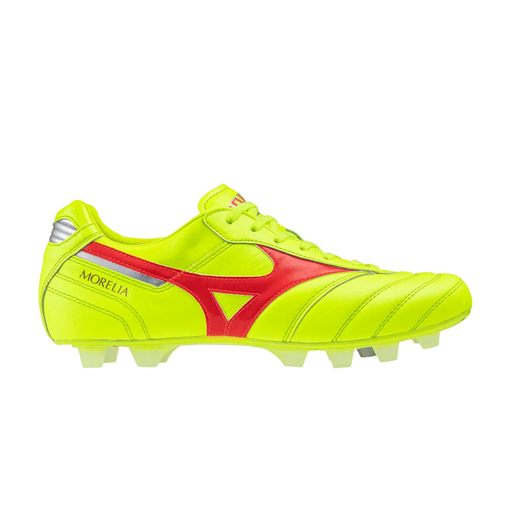 Кроссовки Mizuno Morelia 2 Made in Japan 'Safety Yellow Fiery Coral'