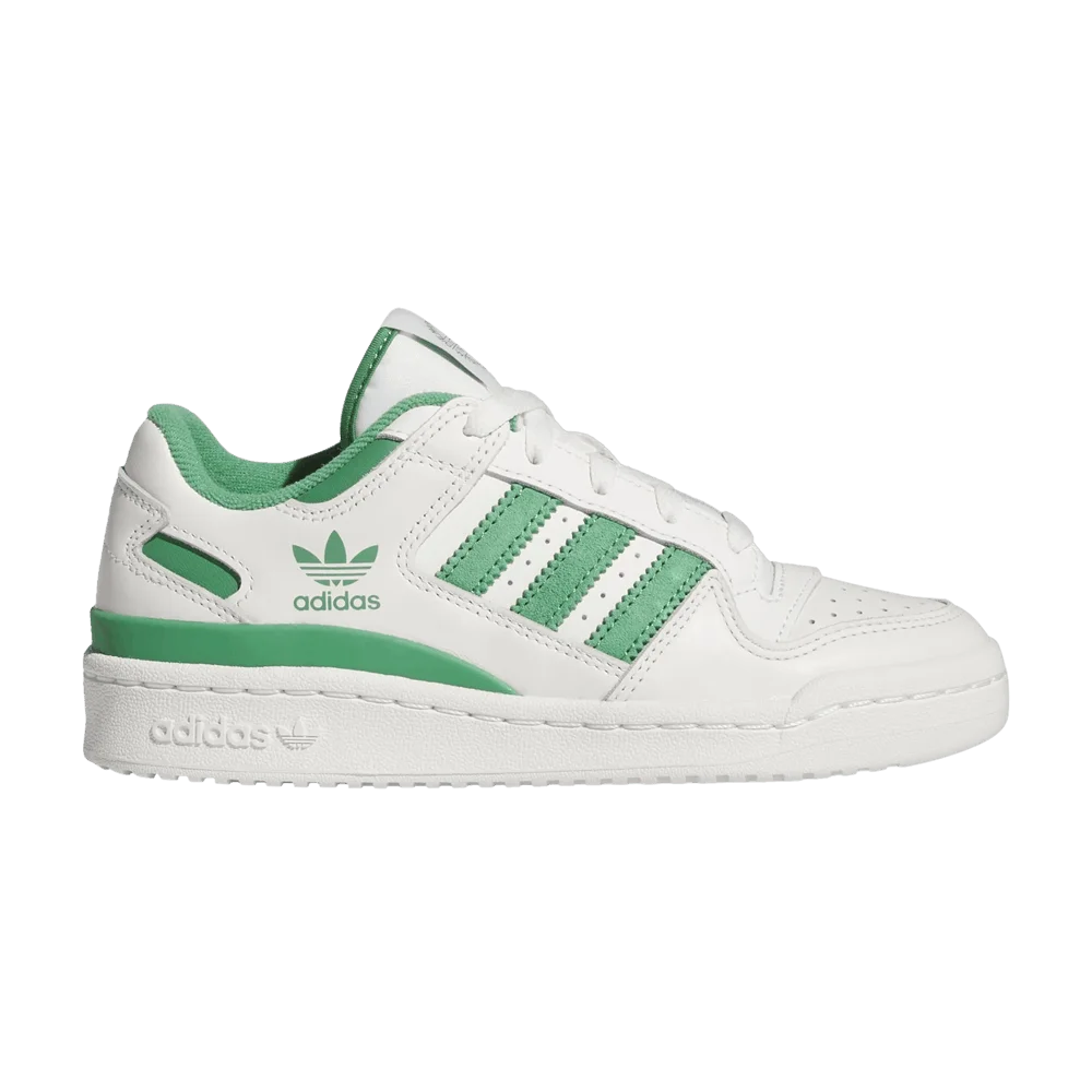 Кроссовки Adidas Forum Low CL J 'White Preloved Green'