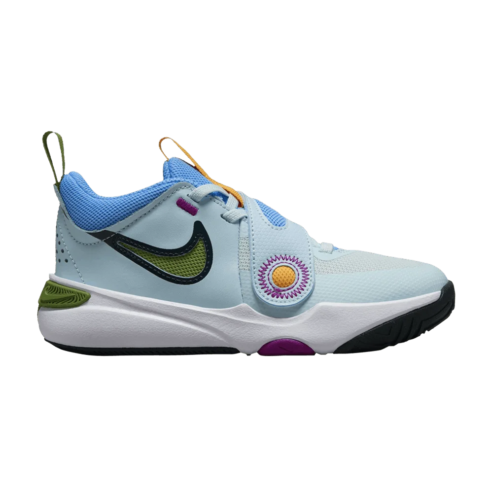 Кроссовки Nike Team Hustle D11 PS 'Glacier Blue Chlorophyll'