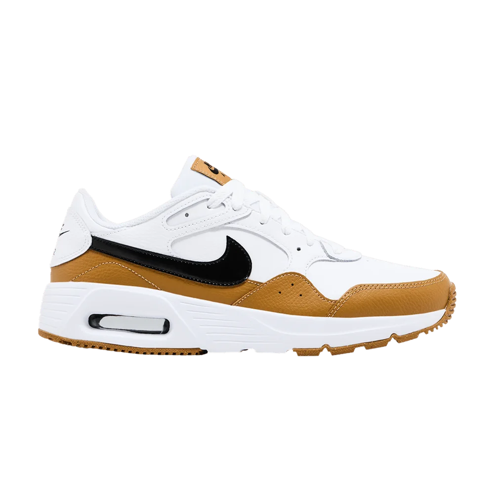 Кроссовки Nike Air Max SC Leather 'White Wheat Black'