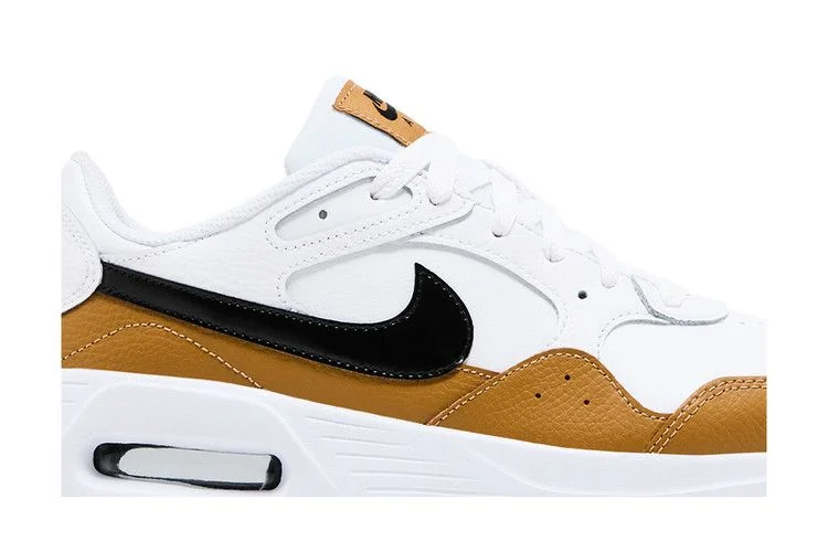 Кроссовки Nike Air Max SC Leather 'White Wheat Black'