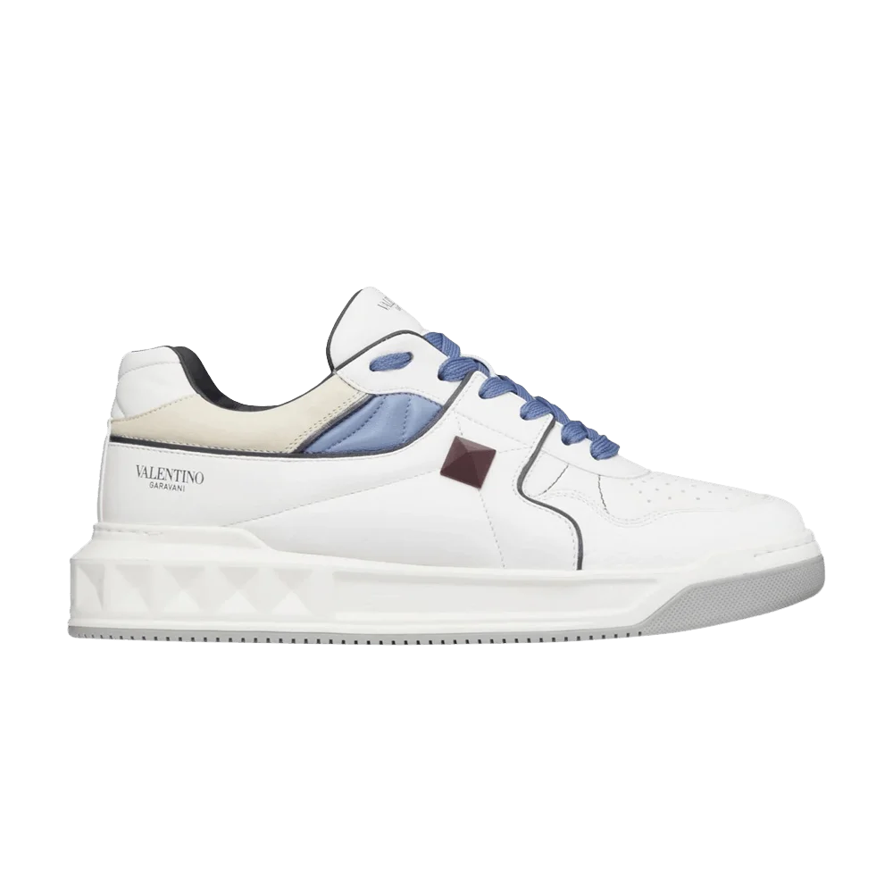 Кроссовки Valentino One Stud Low 'White Blue'
