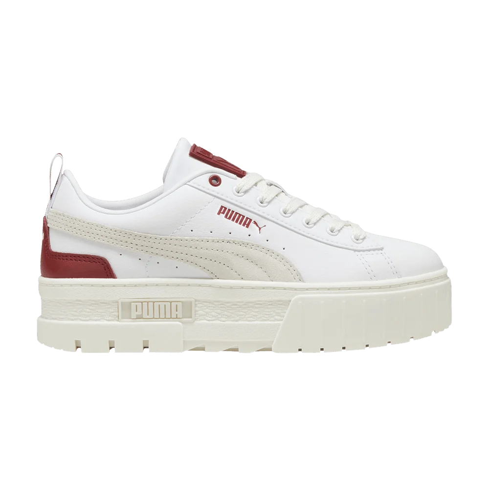 Кроссовки Puma Wmns Mayze 'White Intense Red'