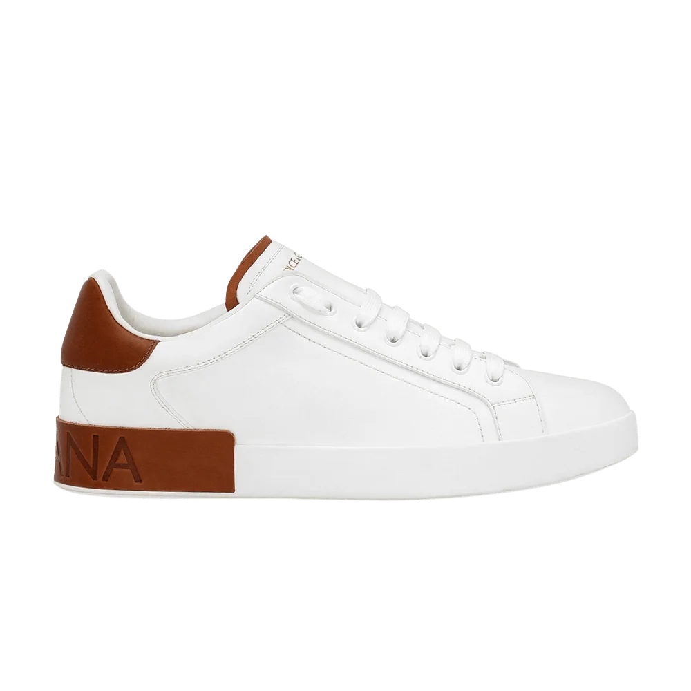 Кроссовки Dolce & Gabbana Portofino 'White Cuoio'