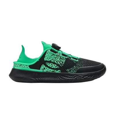 Under Armour SlipSpeed Printed GS 'Black Vapor Green'