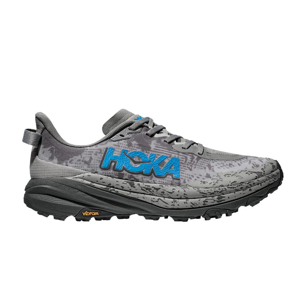 Кроссовки HOKA Speedgoat 6 2E Wide 'Galactic Grey Blue'