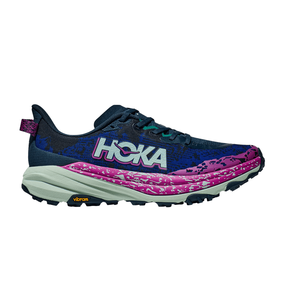 Кроссовки HOKA Speedgoat 6 2E Wide 'Stormy Skies Aqua Breeze'