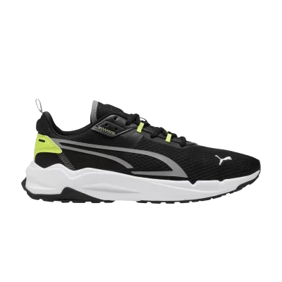 Puma Stride 'Black Electric Lime'