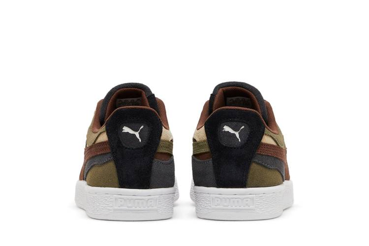 Кроссовки Puma Suede 'Camowave - Olive Chestnut Brown'