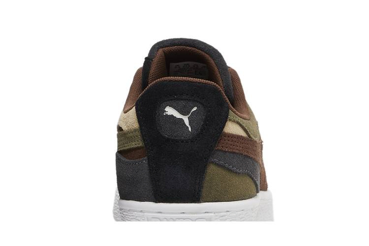 Кроссовки Puma Suede 'Camowave - Olive Chestnut Brown'