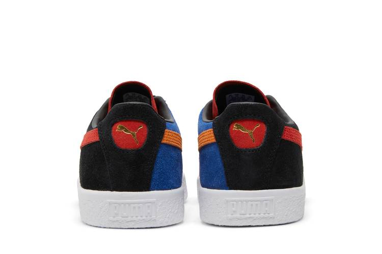 Кроссовки Puma Suede VTG Teams 'Black Burnt Red'