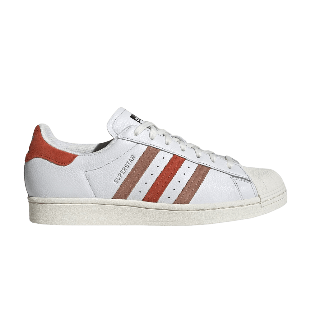 Кроссовки adidas Superstar 'Crystal White Preloved Red'