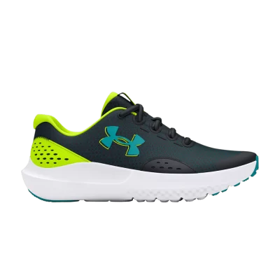 Under Armour Surge 4 GS 'Black High Vis Yellow'