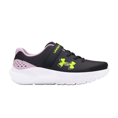 Under Armour Surge 4 PS 'Black High Vis Yellow'