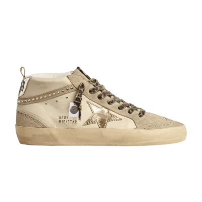 Swarovski x Golden Goose Wmns Mid Star 'Beige Leopard Laces'