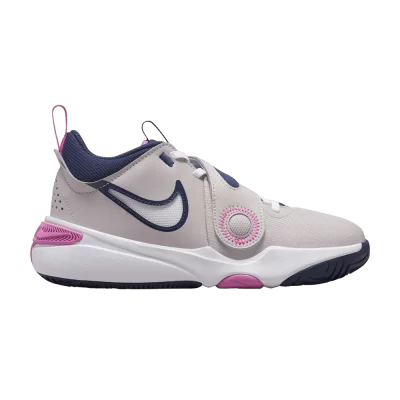 Nike Team Hustle D11 GS 'Platinum Violet Playful Pink'