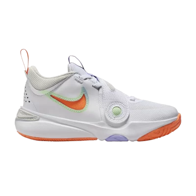 Nike Team Hustle D11 PS 'White Total Orange'