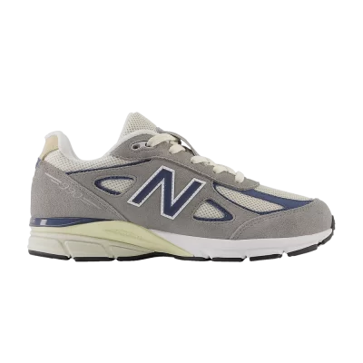 New Balance 990v4 Big Kid Wide 'Grey Day 2023'