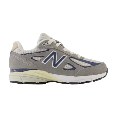 New Balance 990v4 Little Kid 'Grey Day 2023'