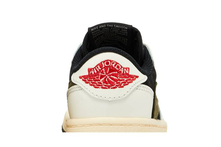 Кроссовки Travis Scott x Air Jordan 1 Retro Low OG SP PS 'Olive'
