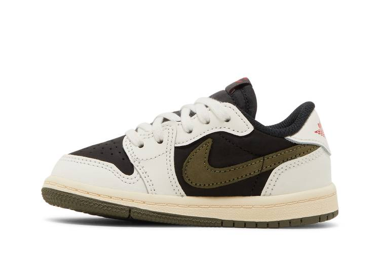 Кроссовки Travis Scott x Air Jordan 1 Retro Low OG SP TD 'Olive'
