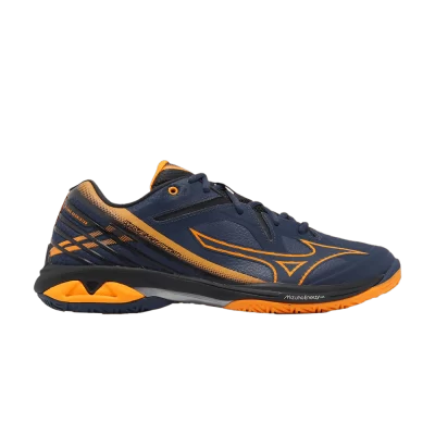 Mizuno Wave Claw 3 Wide 'Dress Blues Carrot Curl'