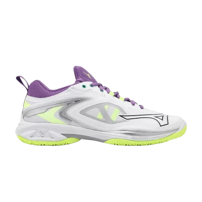 Mizuno Wave Claw Neo 3 Wide 'White Neo Lime Lavender'