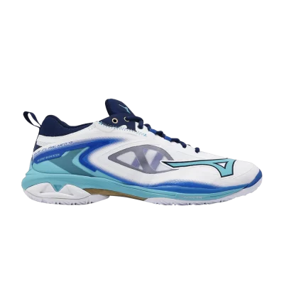 Mizuno Wave Claw Neo 3 Wide 'White Seasonal Blue'