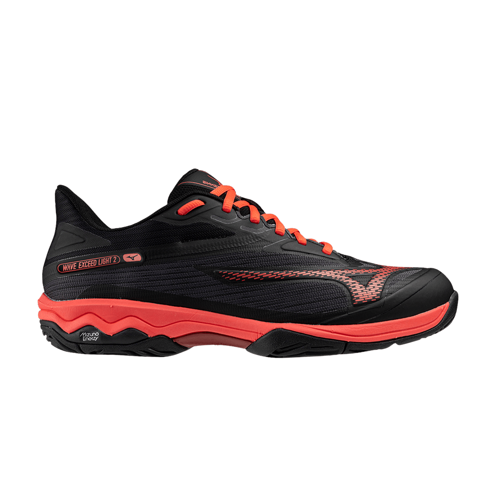Кроссовки Mizuno Wave Exceed Light 2 AC 'Black Radiant Red'