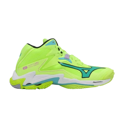 Mizuno Wave Lightning Z8 Mid 'Neo Lime Splish Splash'