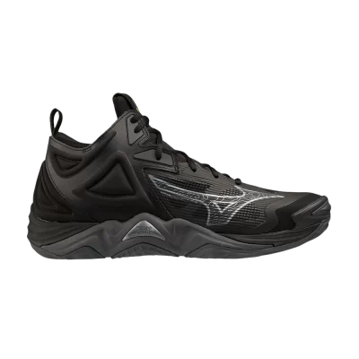 Mizuno Wave Momentum 3 Mid 'Black Grey'