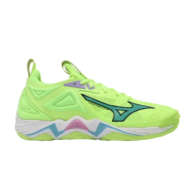 Mizuno Wave Momentum 3 'Neo Lime Splish Splash'