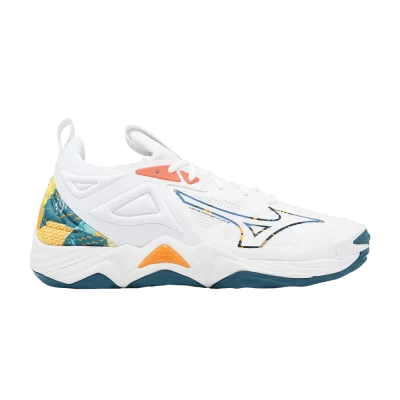 Mizuno Wave Momentum 3 'White Moroccan Blue'