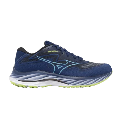 Mizuno Wave Rider 27 SSW Super Wide 'Navy Lime'