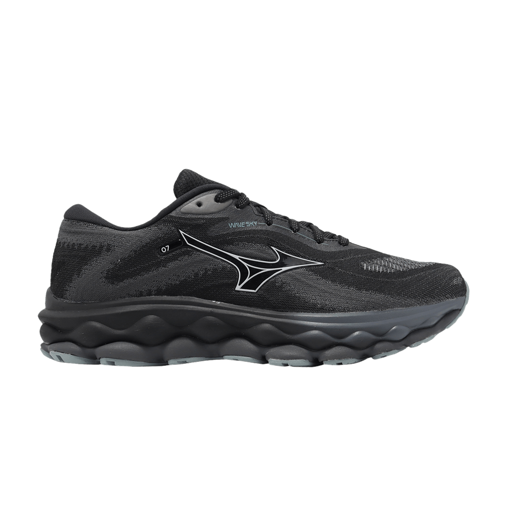 Кроссовки Mizuno Wave Sky 7 Super Wide 'Black Nickel'