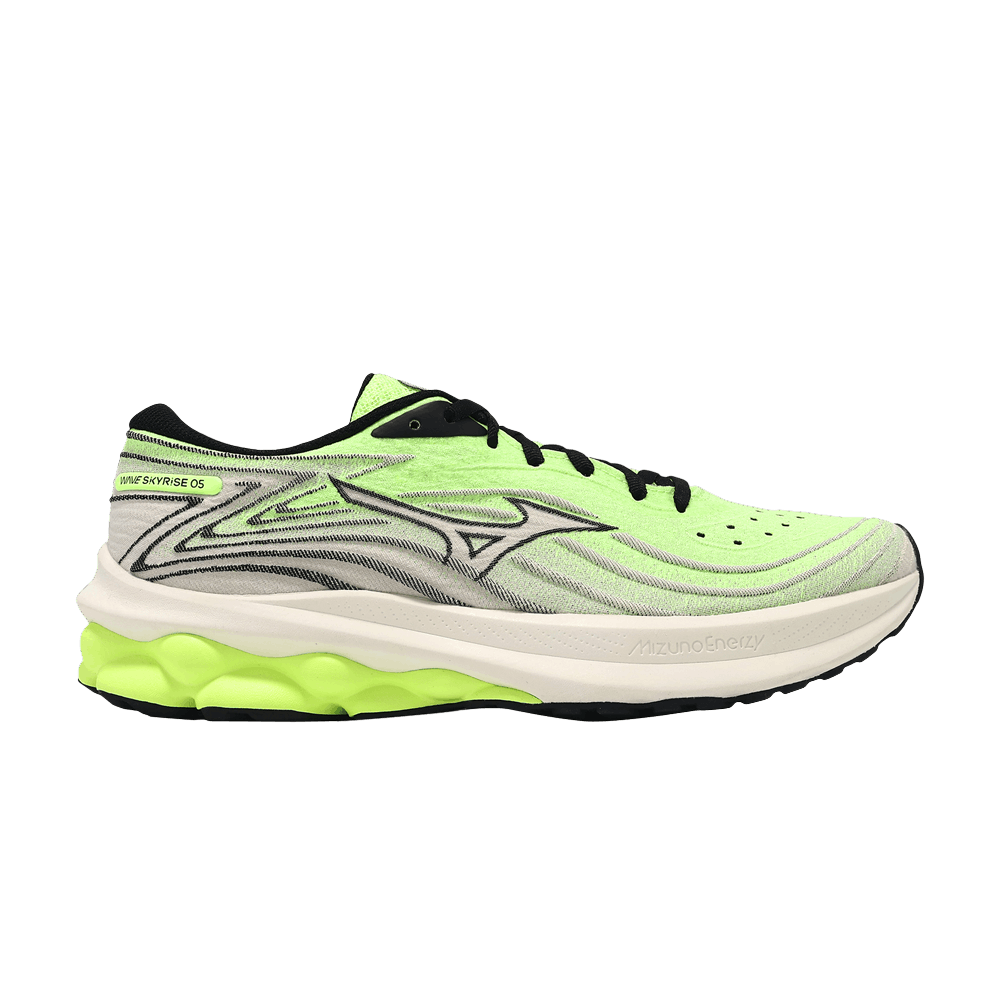 Кроссовки Mizuno Wave Skyrise 5 'Neo Lime Black'