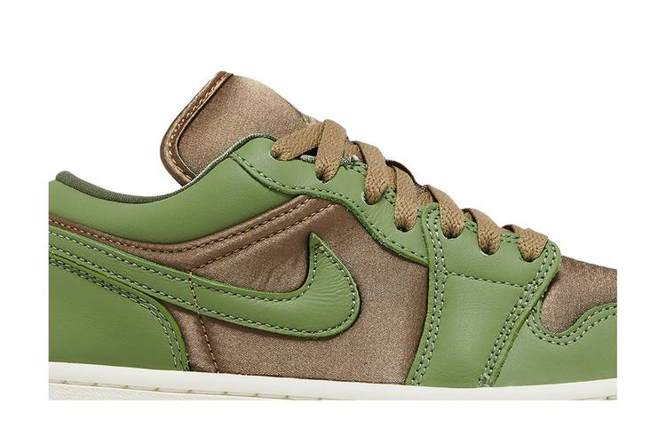 Кроссовки Wmns Air Jordan 1 Low SE 'Olive Brown Kelp'