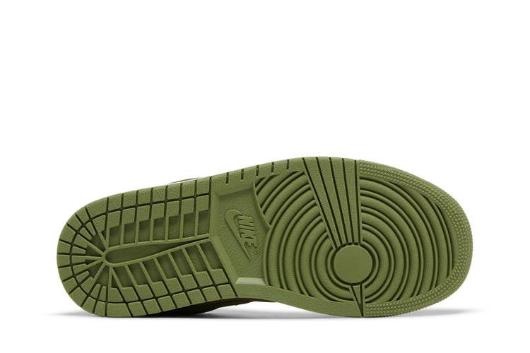 Кроссовки Wmns Air Jordan 1 Low SE 'Olive Brown Kelp'
