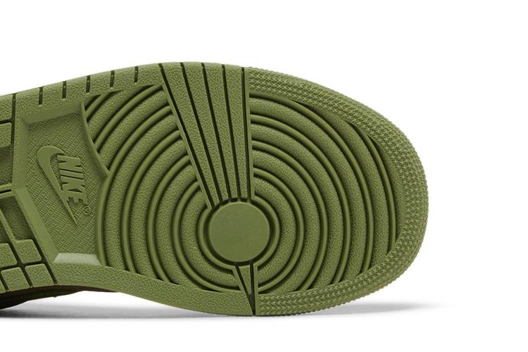 Кроссовки Wmns Air Jordan 1 Low SE 'Olive Brown Kelp'