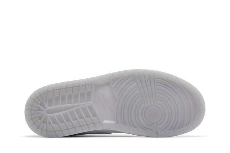 Кроссовки Wmns Air Jordan 1 Mid SE 'Metallic Silver'