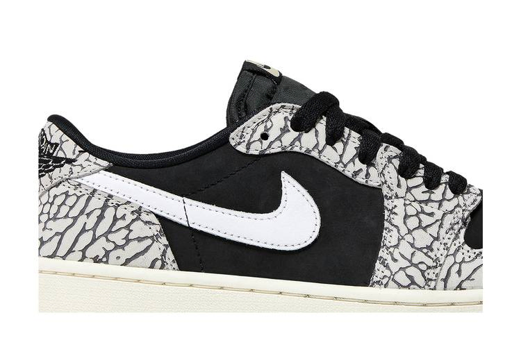 Кроссовки Wmns Air Jordan 1 Retro Low OG 'Black Cement'