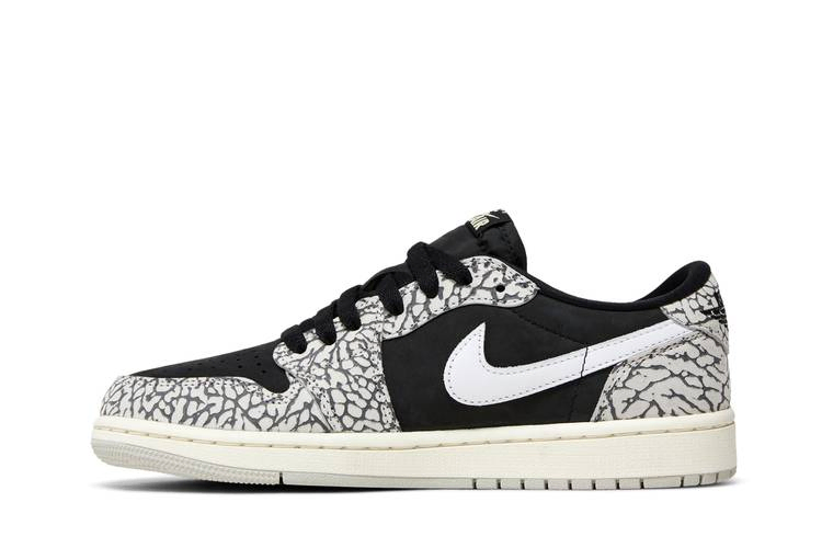 Кроссовки Wmns Air Jordan 1 Retro Low OG 'Black Cement'