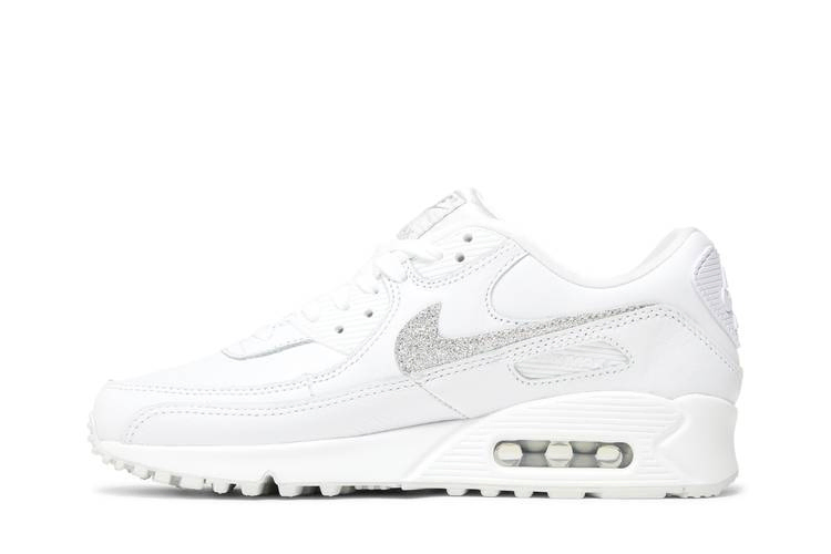 Кроссовки Nike Wmns Air Max 90 SE 'Silver Glitter Swoosh'