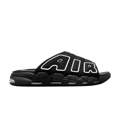 Nike Wmns Air More Uptempo Slide 'Black White'