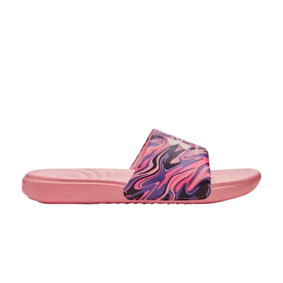 Under Armour Wmns Ansa Graphic Slide 'Posh Pink Abstract'