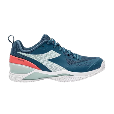 Diadora Wmns Blushield Torneo 2 AG 'Surf Spray Legion Blue'