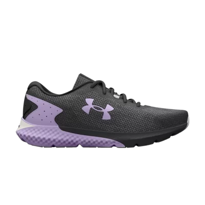 Under Armour Wmns Charged Rogue 3 Knit 'Jet Grey Nebula Purple'