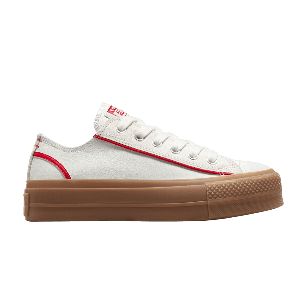 Кроссовки Converse Wmns Chuck Taylor All Star Lift Platform Low 'Egret Red Gum'