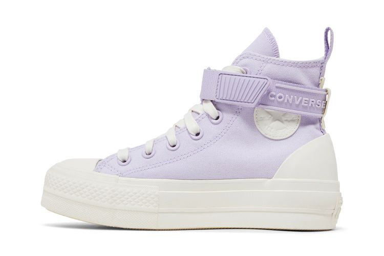 Кроссовки Converse Wmns Chuck Taylor All Star Lift Platform Utility Strap High 'Vapor Violet'