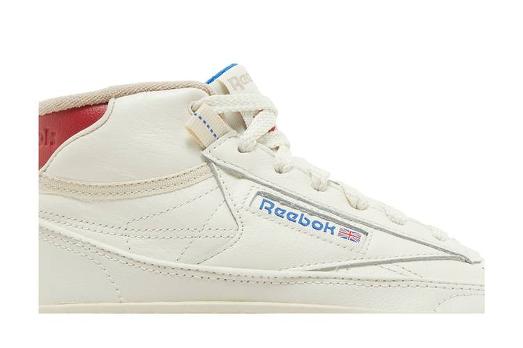 Кроссовки Reebok Wmns Club C Geo Mid 'Chalk Flash Red'